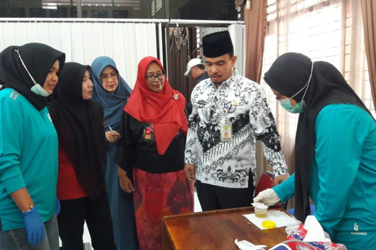 Kadis pimpin tes urine pejabat di lingkungan dinas pendidikan