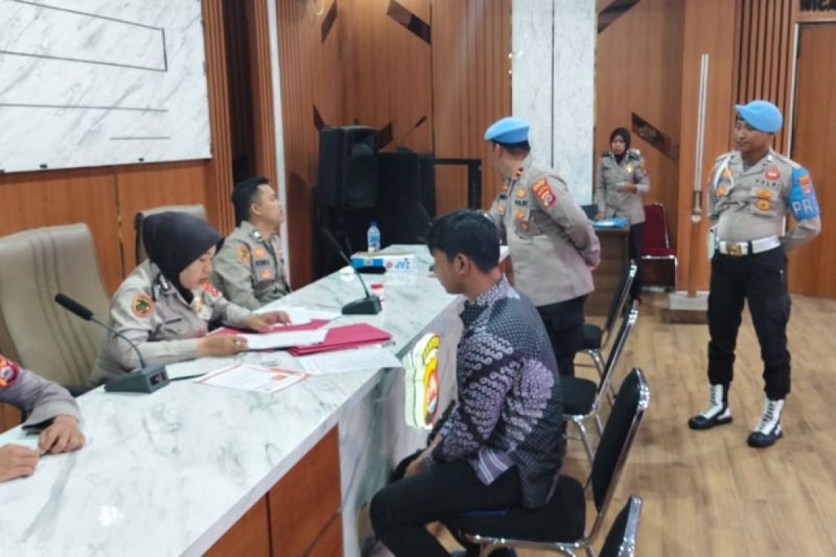 Sipropam Polres Serang awasi penerimaan calon anggota Polri 2024