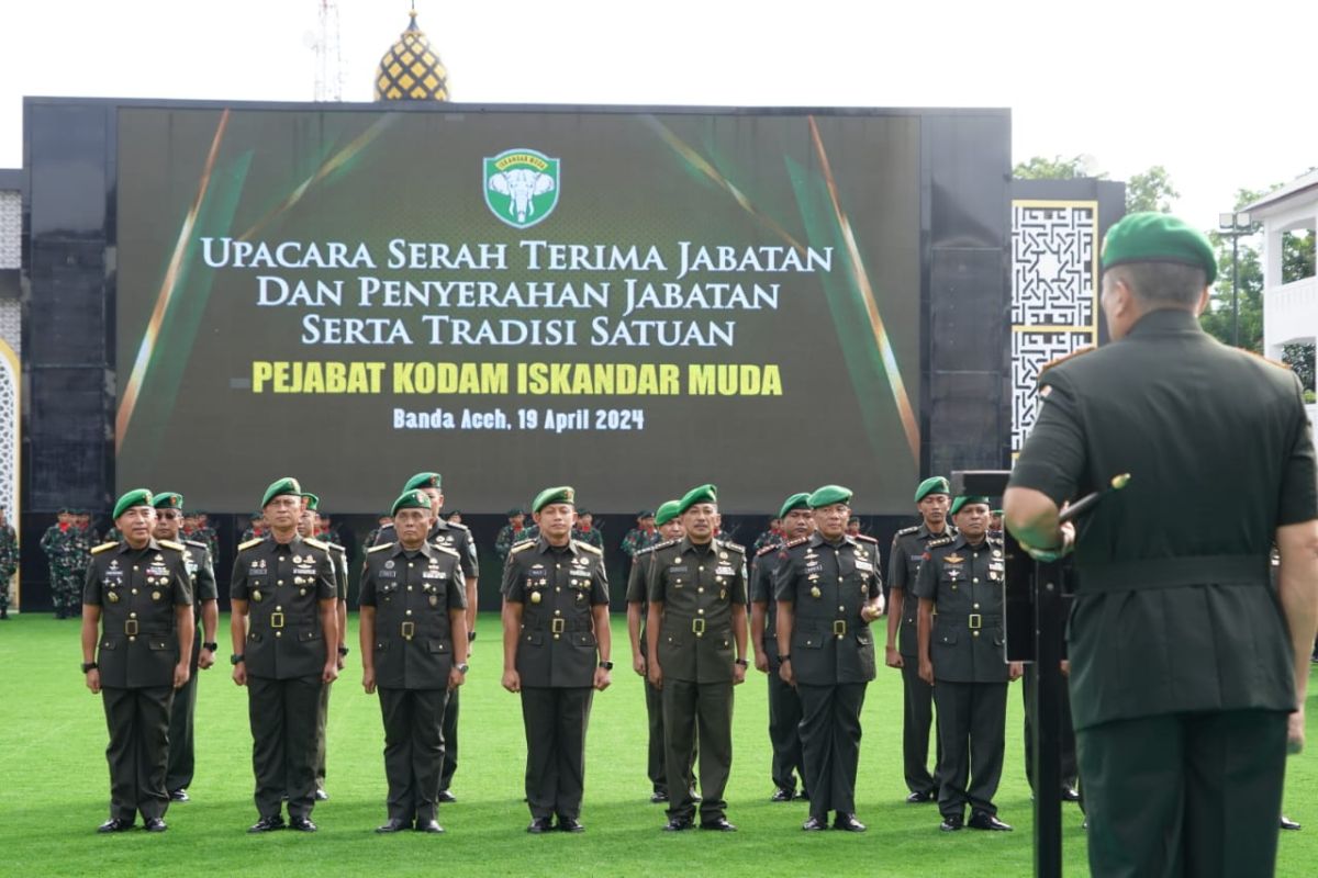 Kodam IM berkomitmen tingkatkan pembinaan satuan secara terarah