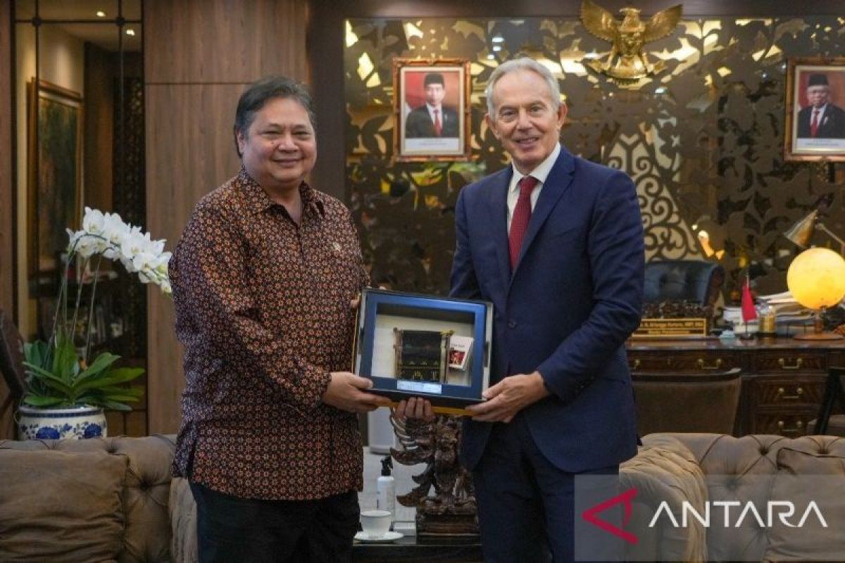 Indonesia's Hartarto, Tony Blair stress peace in Indo-Pacific