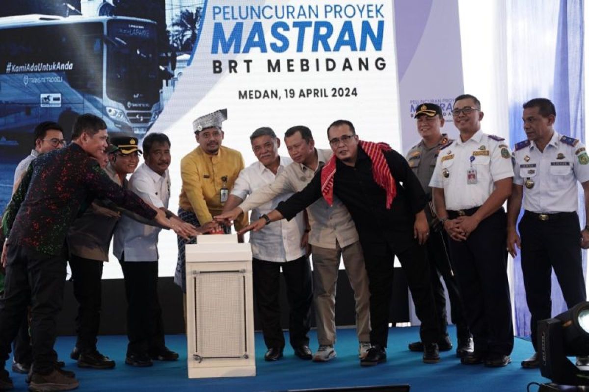Bobby Nasution luncurkan proyek Mastran BRT Mebidang