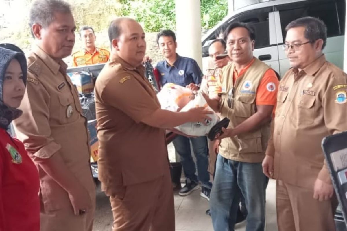 BPBD Lebak salurkan bantuan beras bagi korban banjir 