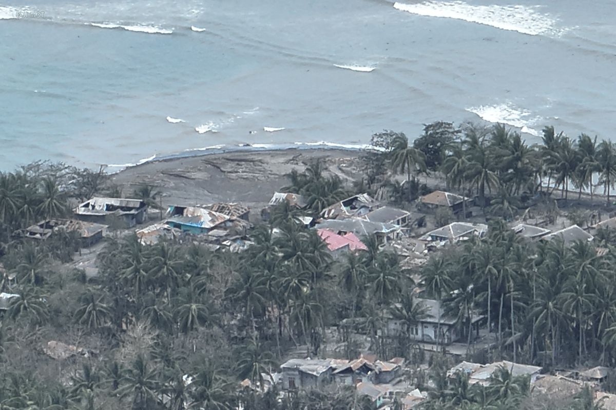 Data BNPB: 10 desa-dua kelurahan terdampak erupsi Gunung Ruang