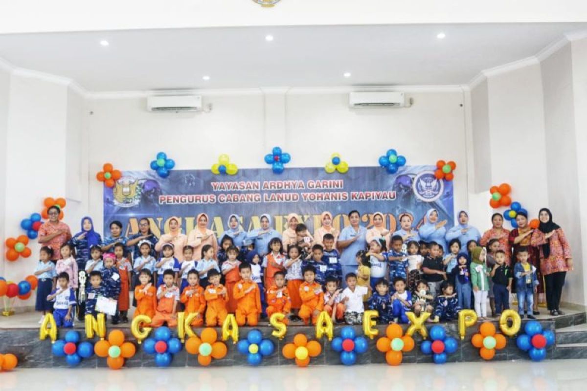 Yasarini Lanud Timika: 50 siswa PAUD ikuti Angkasa Expo 2024