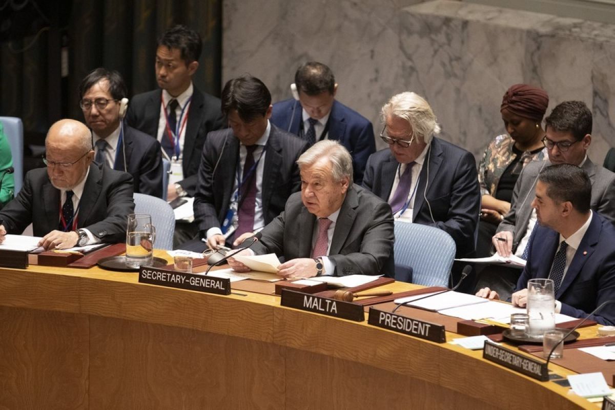 Sekjen PBB Antonio Guterres serukan diakhirinya siklus pembalasan di Timur Tengah