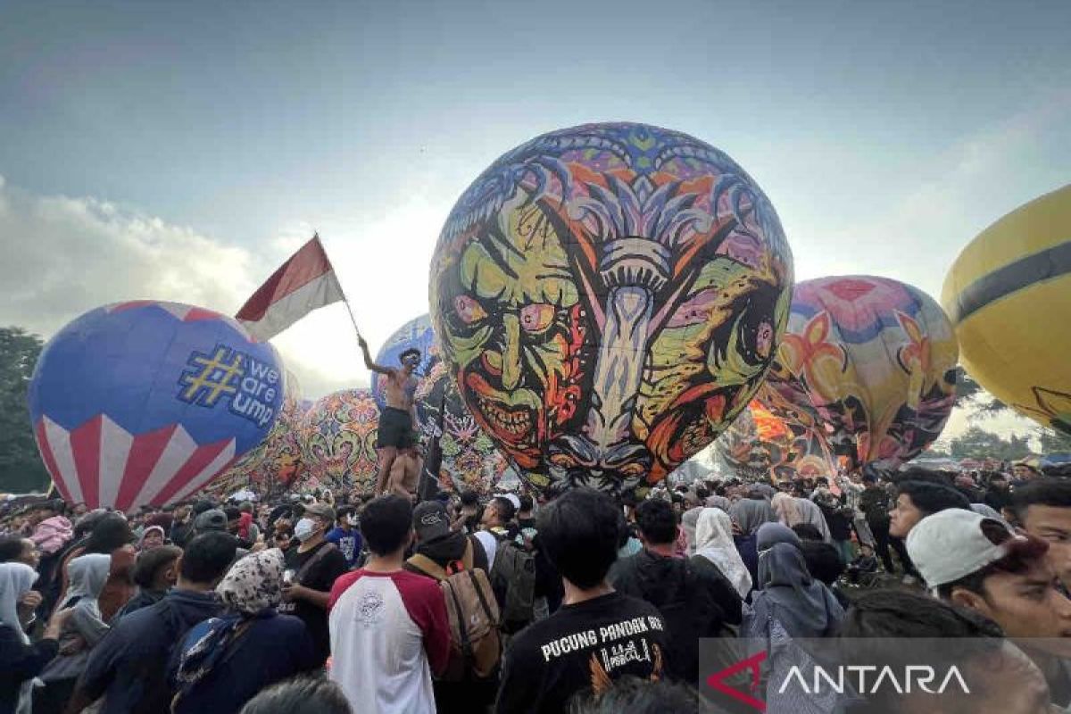 Festival balon Wonosobo jadi viral, ketinggian jadi alasan pengawasan