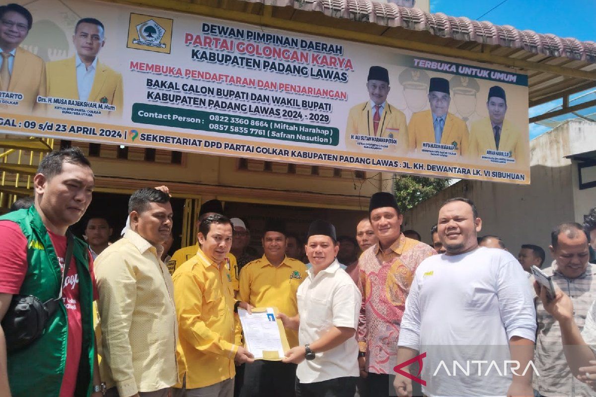 Pilkada 2024, Partai Golkar Palas terima pendaftaran Putra Hasibuan dan Achmad Nasution