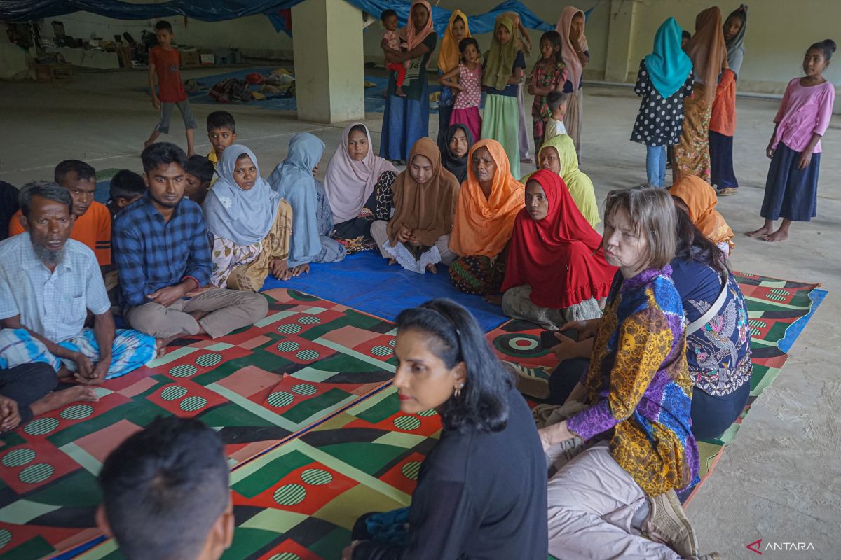 UNHCR terus edukasi Rohingya agar tak kabur dari penampungan di Aceh