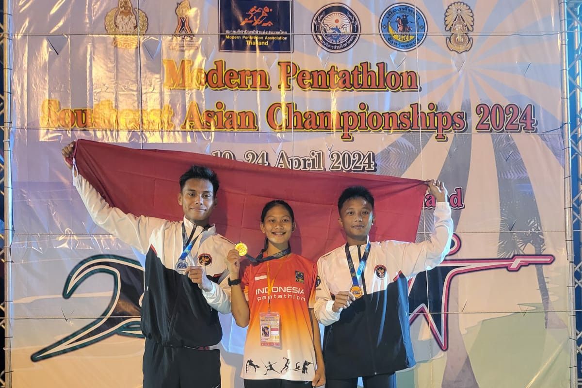 Atlet modern pentathlon Sulsel meraih perak di Thailand