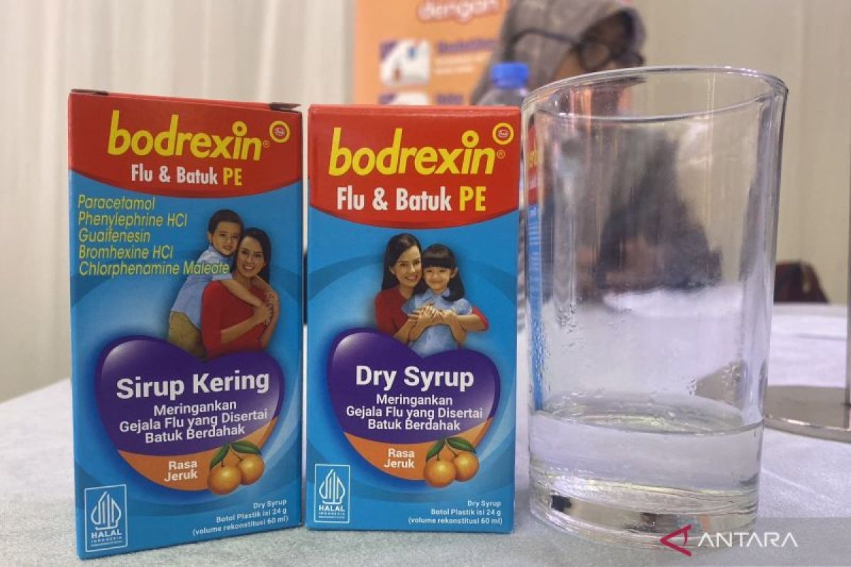 Tempo Scan Pacific menawarkan Sirup Kering Bodrexin Flu & Batuk PE