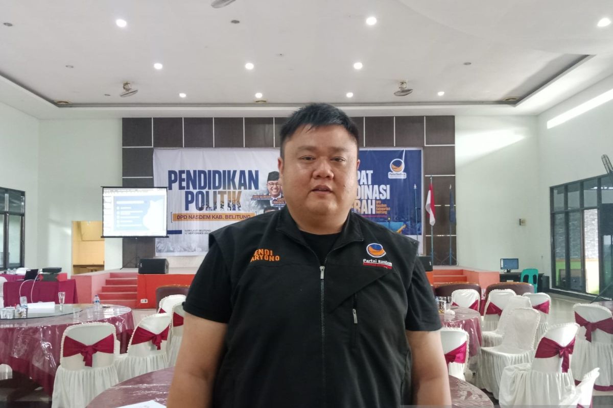 Nasdem Belitung prioritaskan kader internal maju di Pilkada 2024