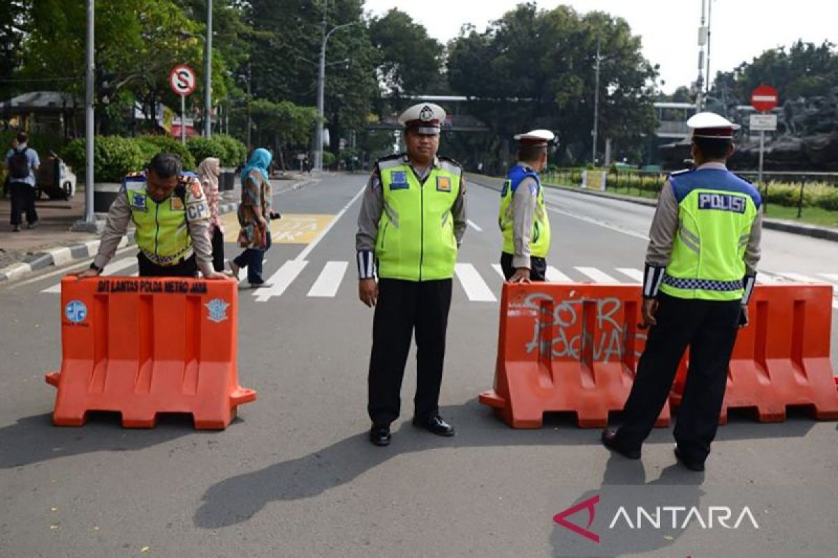 Polisi imbau warga hindari kawasan Monas hingga Merdeka Barat pagi ini