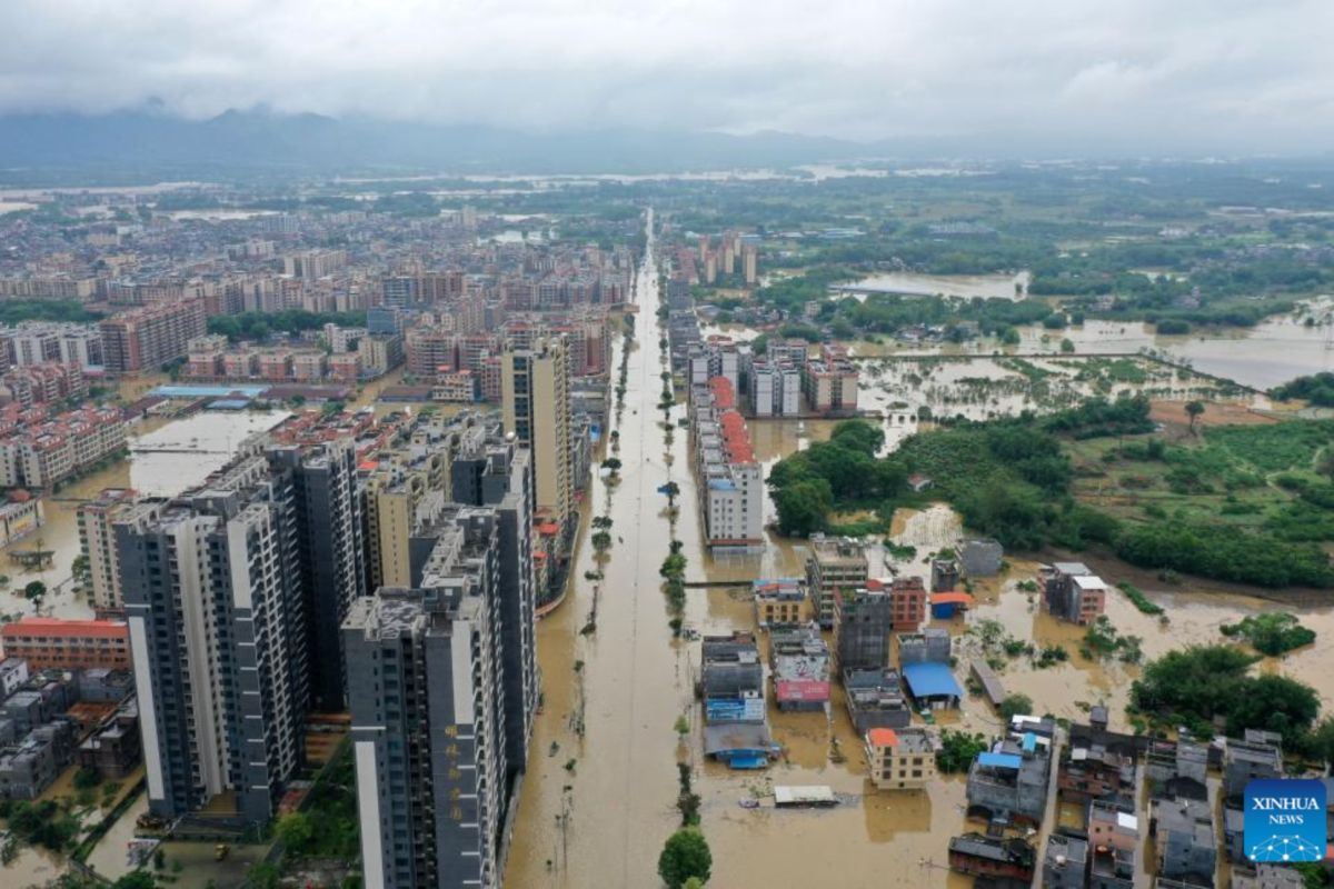 Banjir besar terjang Guangdong China selatan