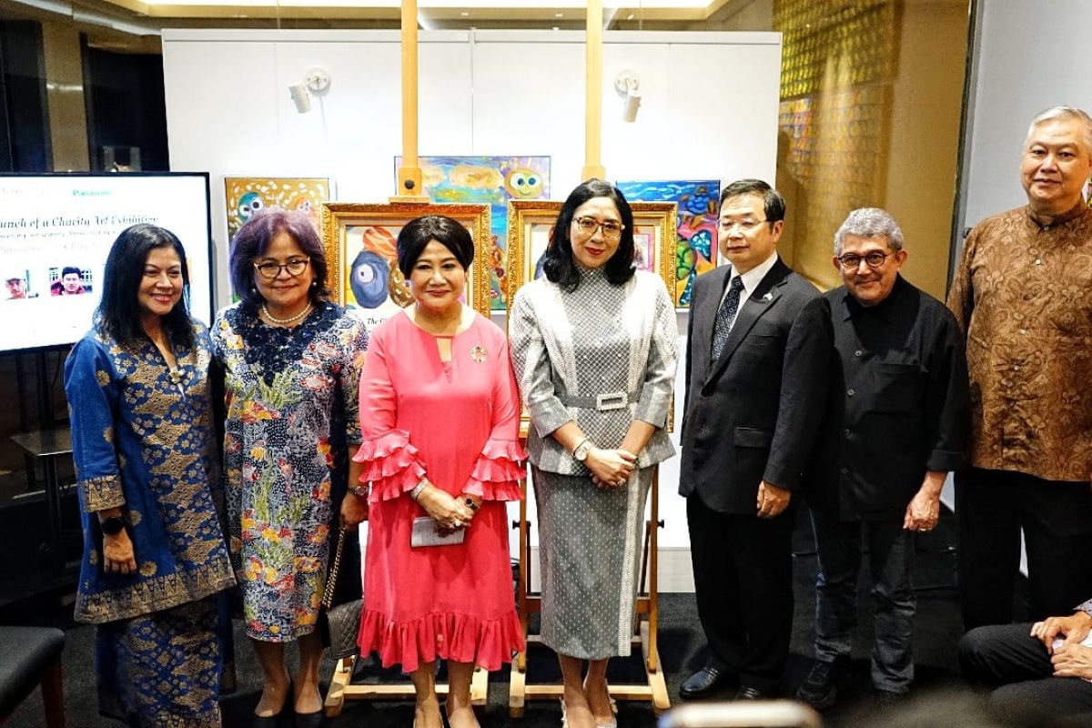 Apresiasi Potensi Seniman Penyandang Disabilitas, Panasonic Kolaborasi dengan Raysha Art Exhibition