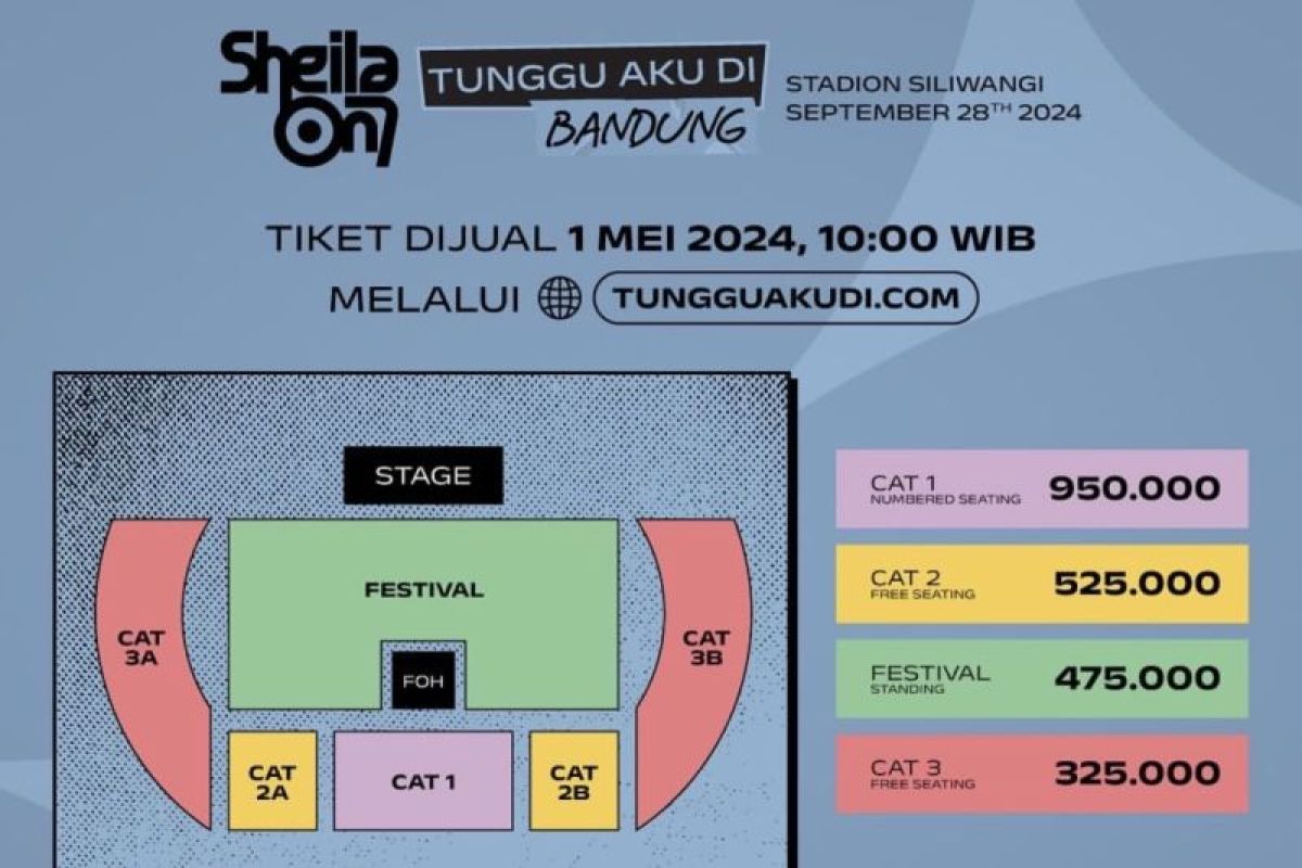 Sheila On 7 umumkan harga tiket tur konser di 5 kota Indonesia