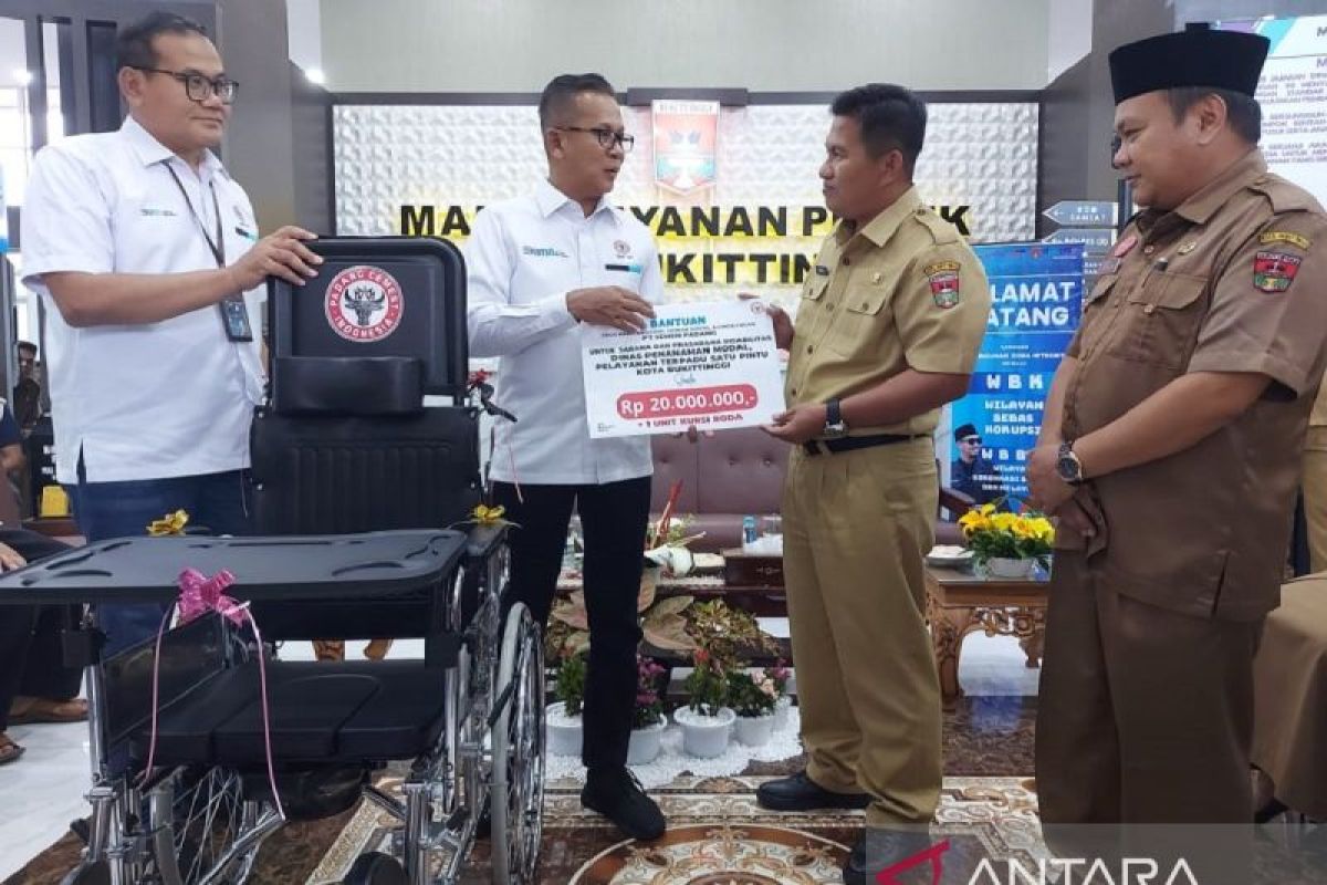 MPP Bukittinggi terima bantuan CSR Sarpras Disabilitas PT. Semen Padang