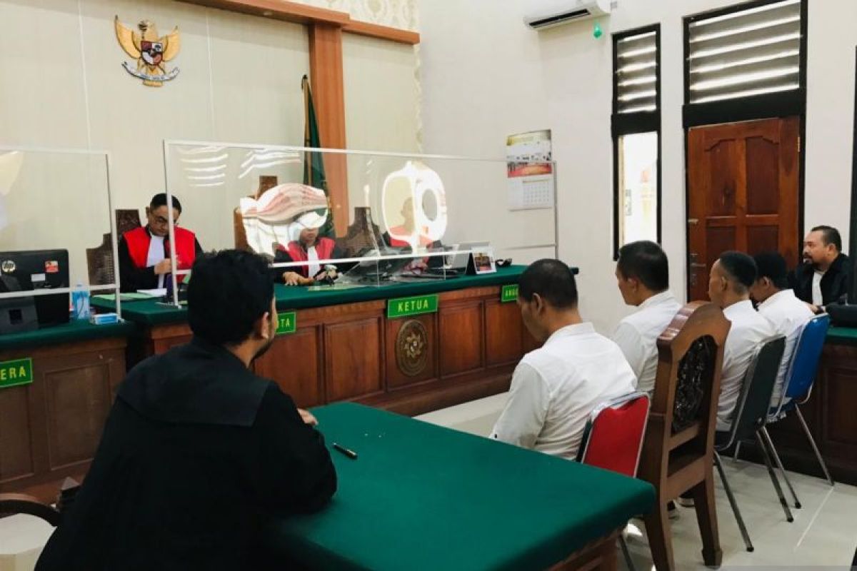 Empat penyerang Satpol PP Denpasar divonis dua tahun penjara