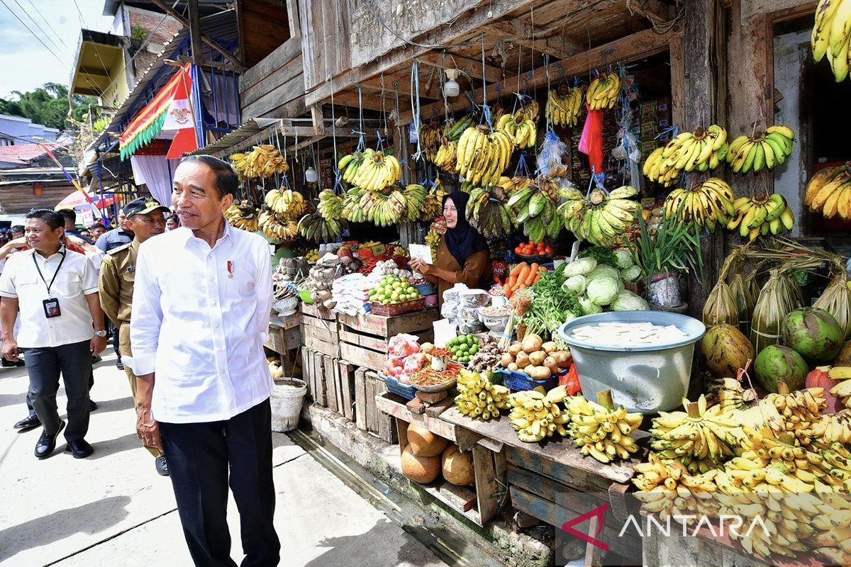 Bangun ekonomi lokal, Presiden ingin ada pasar baru di Mamasa Sulbar
