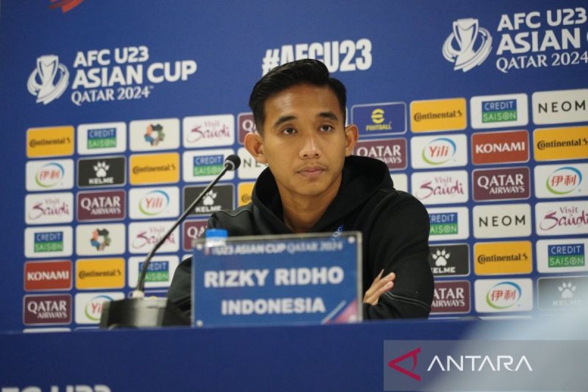 Piala Asia U-23 : Rizky Ridho optimistis kalahkah Korsel lalu tampil di Olimpiade