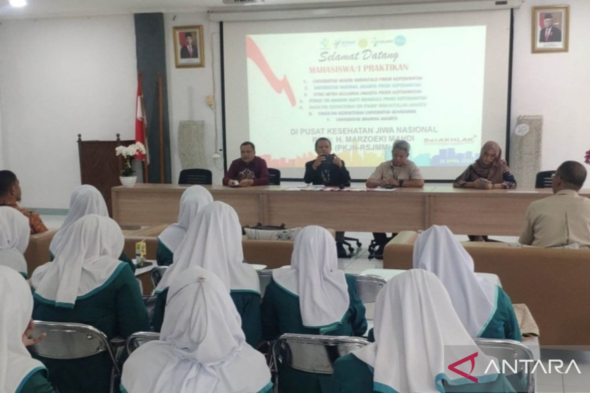 Mahasiswa Prodi Profesi Ners UNG praktik lapangan di RSJ Kota Bogor
