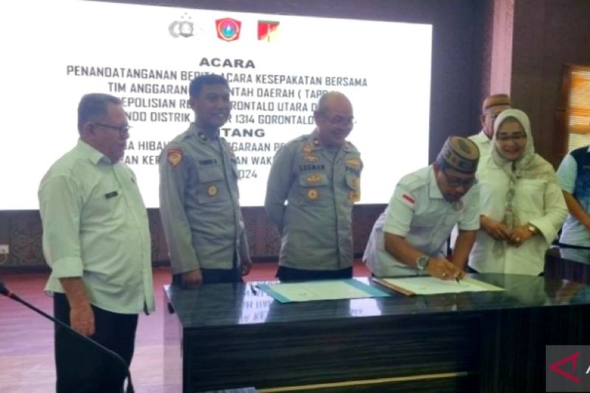Dana hibah pengamanan Pilkada Gorontalo Utara Rp4,46 miliar