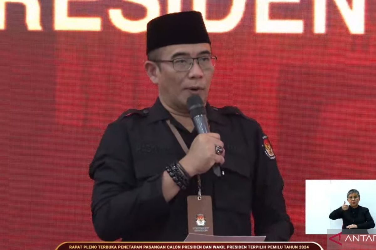 Hasyim Asy'ari: Penetapan Prabowo-Gibran sesuai Keputusan KPU 504/2024