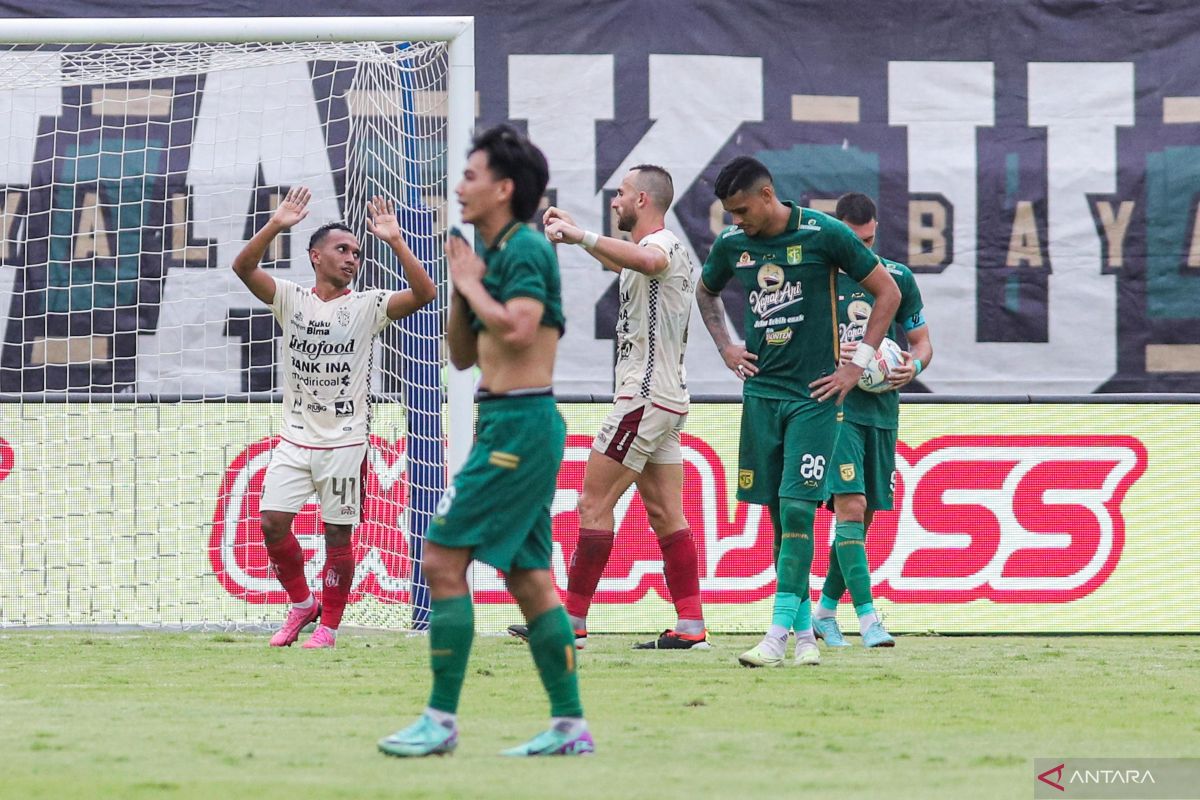 Liga 1: Persebaya kembali malu di kandang, dihantam Bali United 0-2