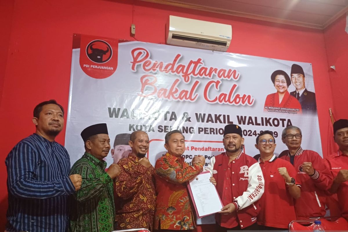 Mantan Wakil Wali Kota Serang daftar penjaringan calon Wali Kota ke PDIP