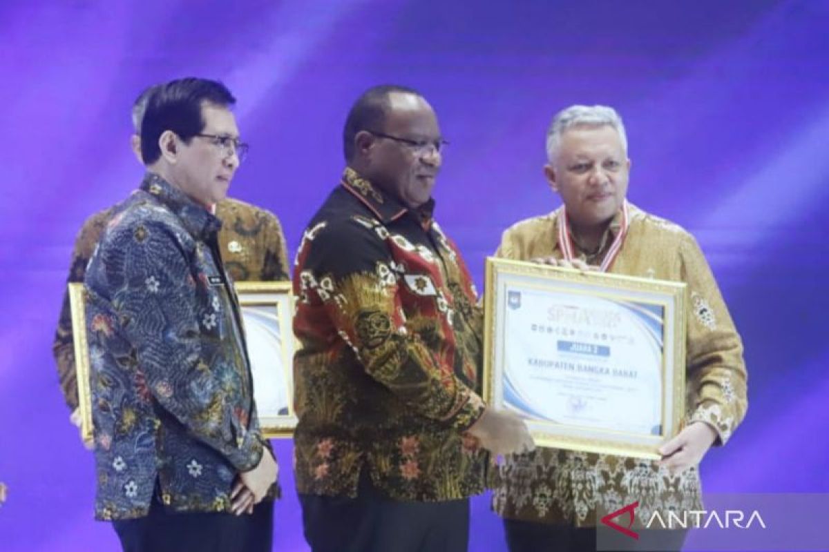 Bangka Barat meraih peringkat 3 nasional SPM Awards 2024