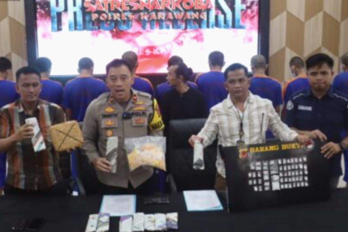 Polres Karawang tangkap dua bandar narkoba masuk dalam DPO