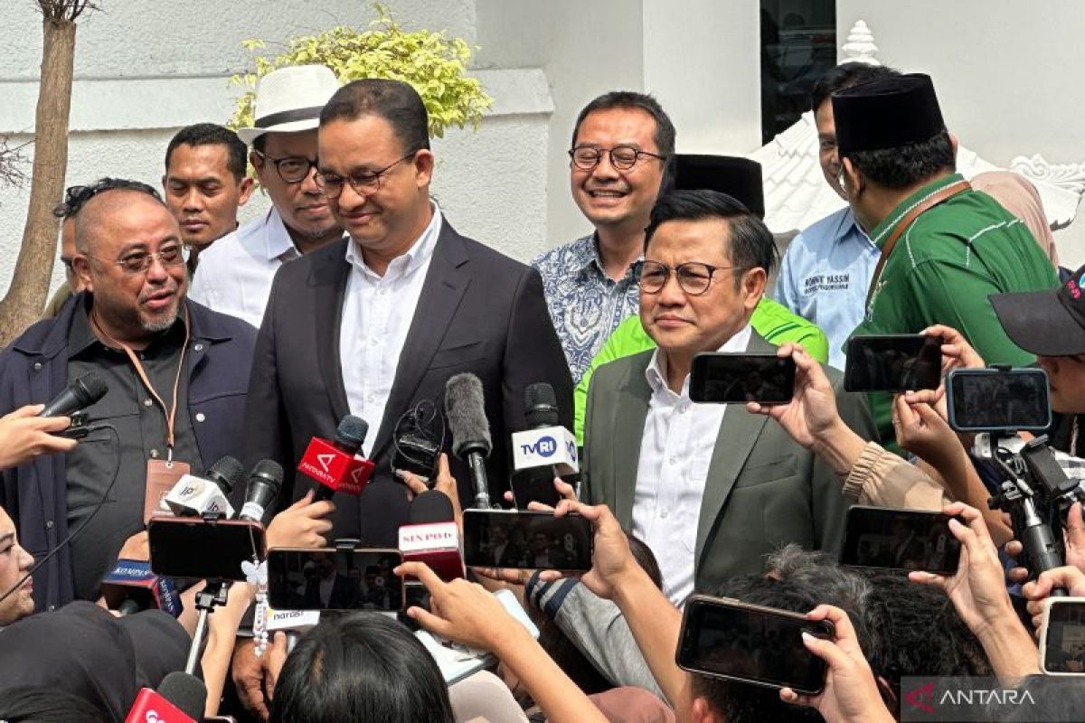 Anies-Muhaimin tiba di KPU hadiri penetapan capres-cawapres terpilih