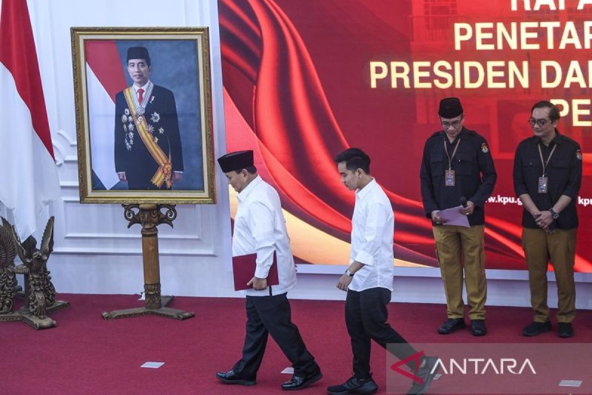Politik kemarin, Prabowo-Gibran jadi paslon terpilih Pilpres 2024