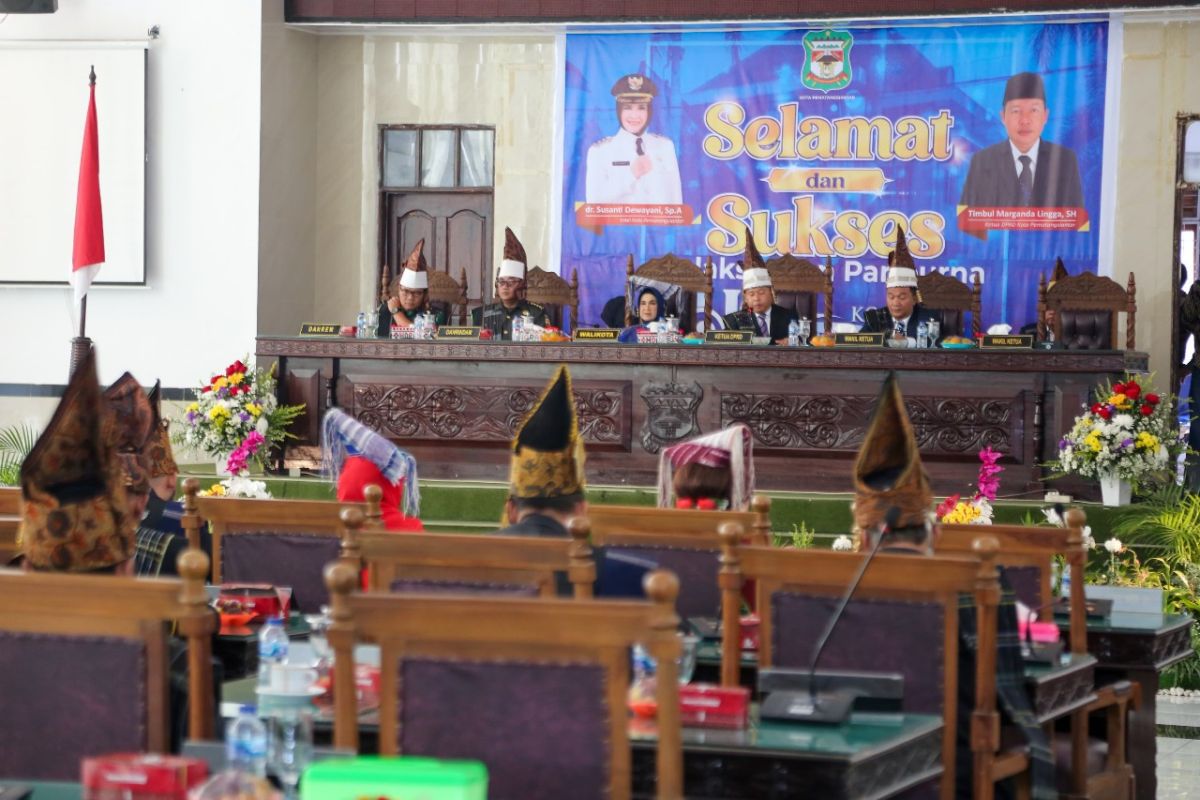 DPRD Pematangsiantar rapat paripurna Hari Jadi KotaKe 153