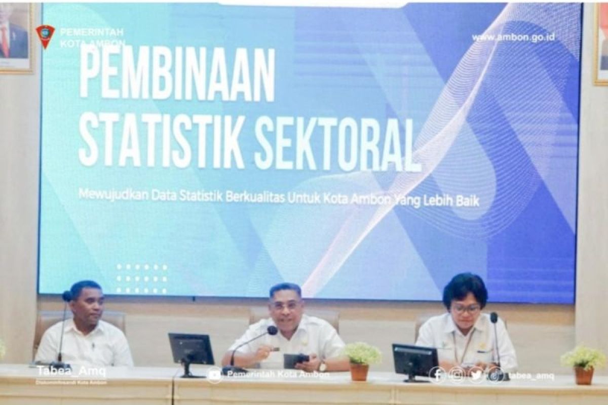 Pemkot Ambon - BPS lakukan pembinaan statistik sektoral untuk tiga OPD