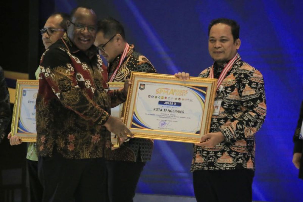 Kota Tangerang raih penghargaan Kemendagri untuk standar pelayanan minimal