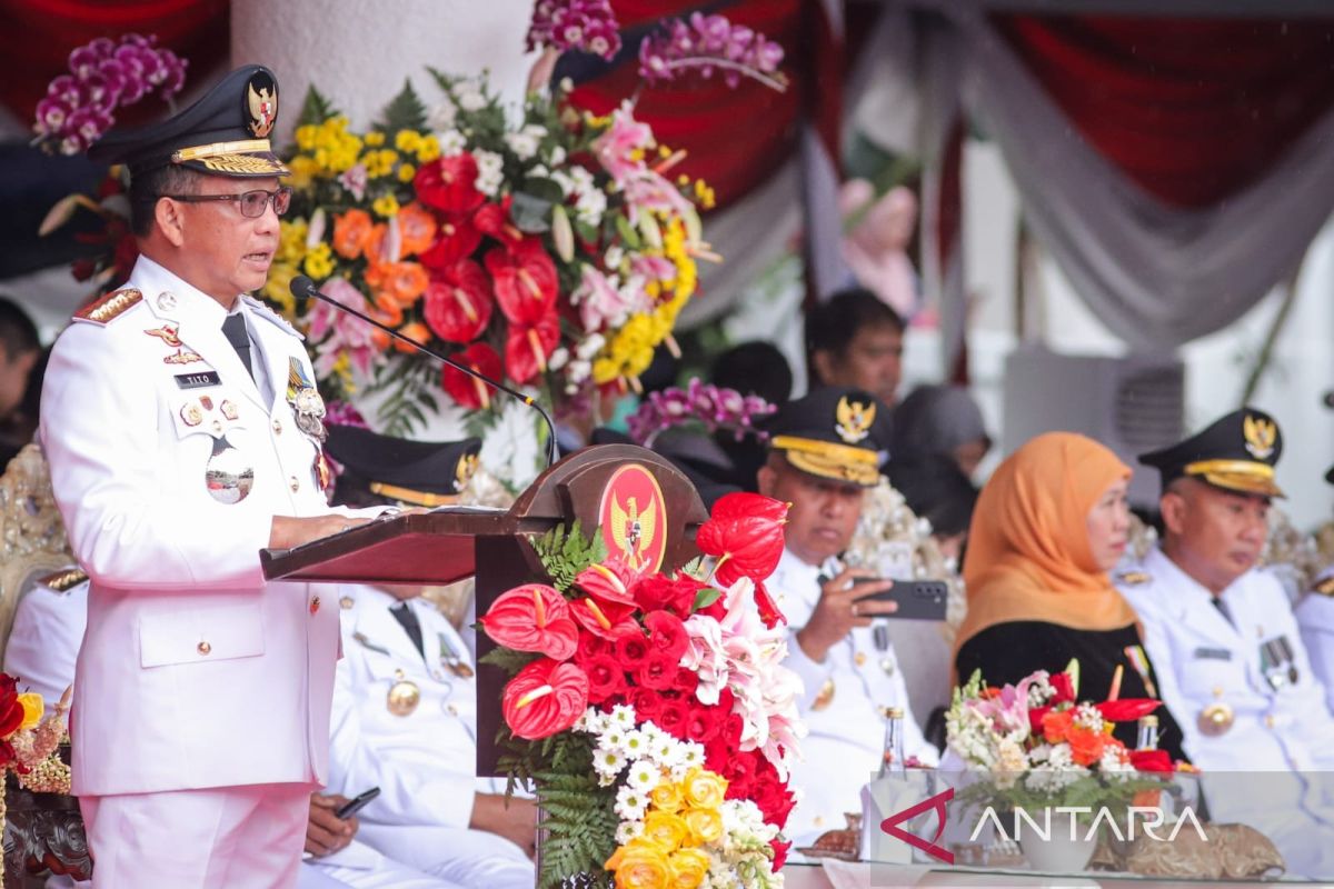 Mendagri pimpin upacara Hari Otoda XXVIII di Surabaya