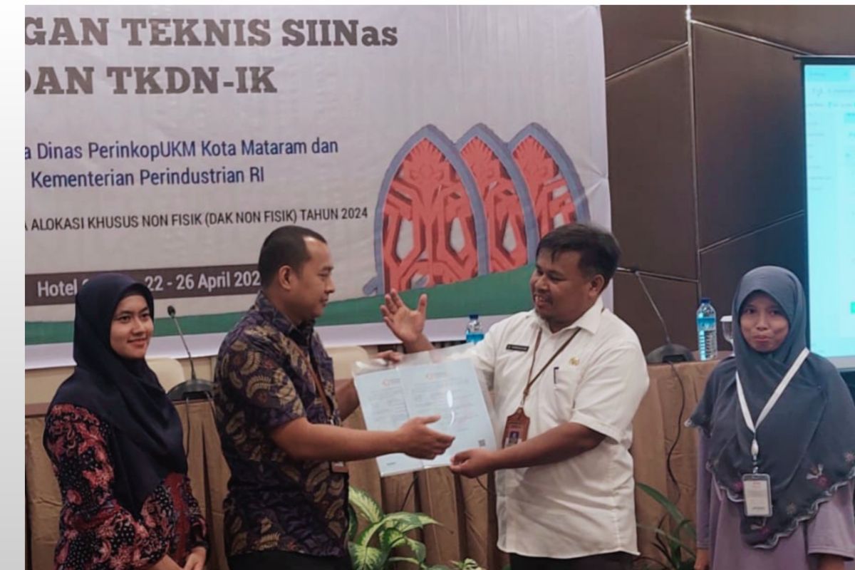 Pelaku industri kecil dan menengah di Mataram dapat bimtek sertifikasi produk
