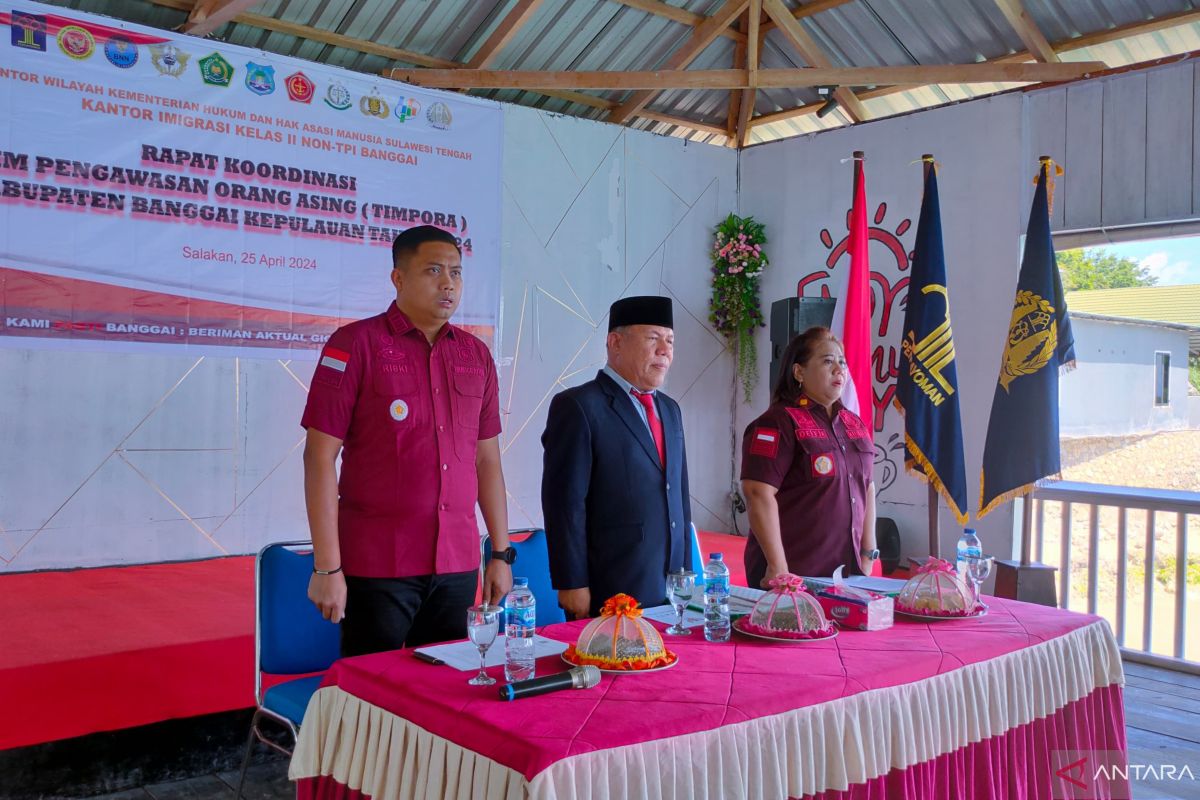 Imigrasi Banggai gelar rapat koordinasi TIMPORA tingkat Kabupaten