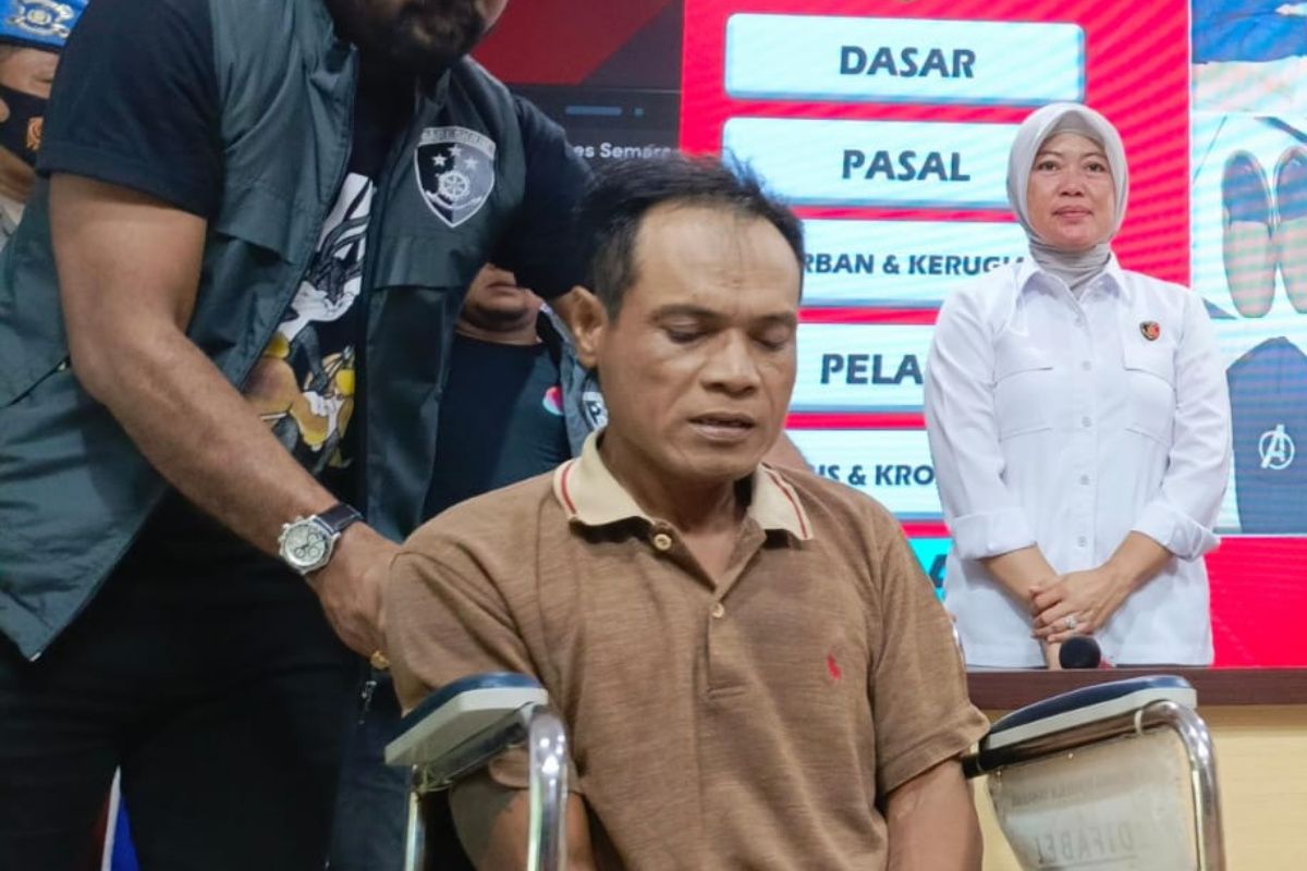 Pria yang tikam mantan istri di Semarang berhasil ditangkap