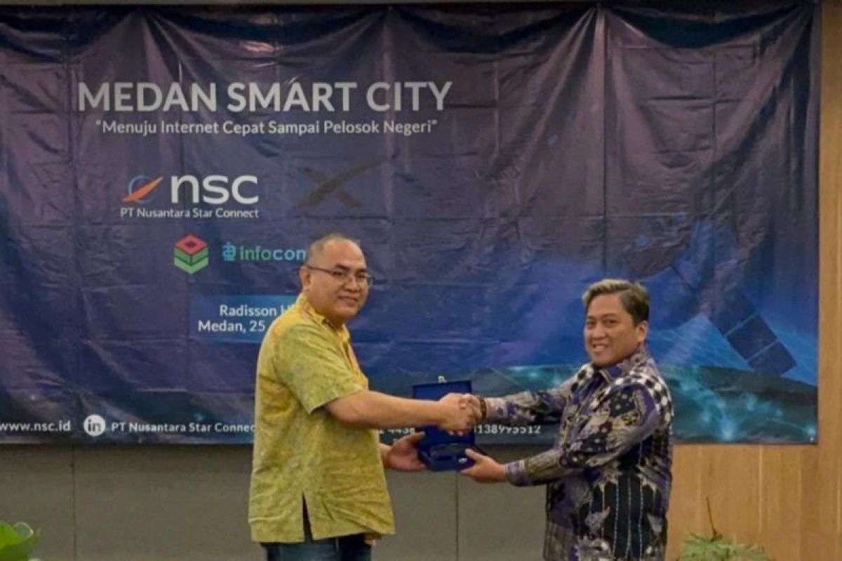 Gandeng tiga partner bisnis lokal, NSC atasi kesenjangan digital 3 T Sumut dengan internet Vsat Starlink