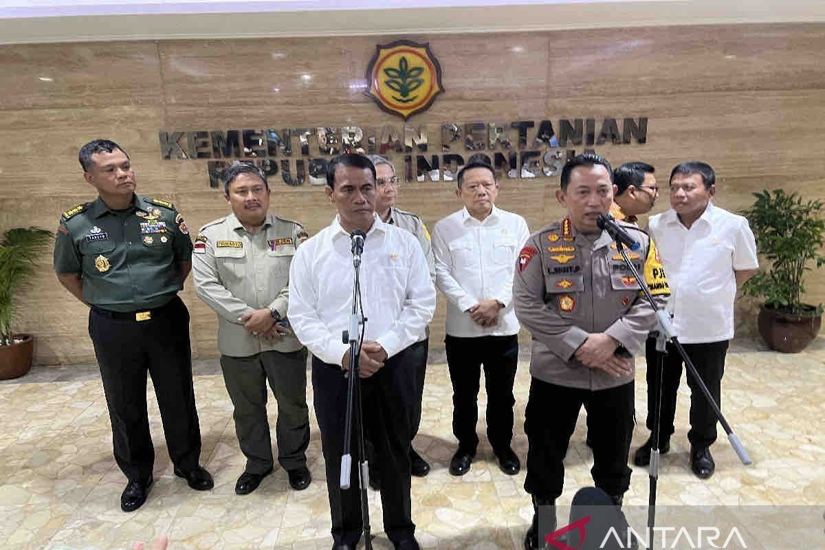 Kapolri dukung penuh Kementan dalam wujudkan ketahanan pangan