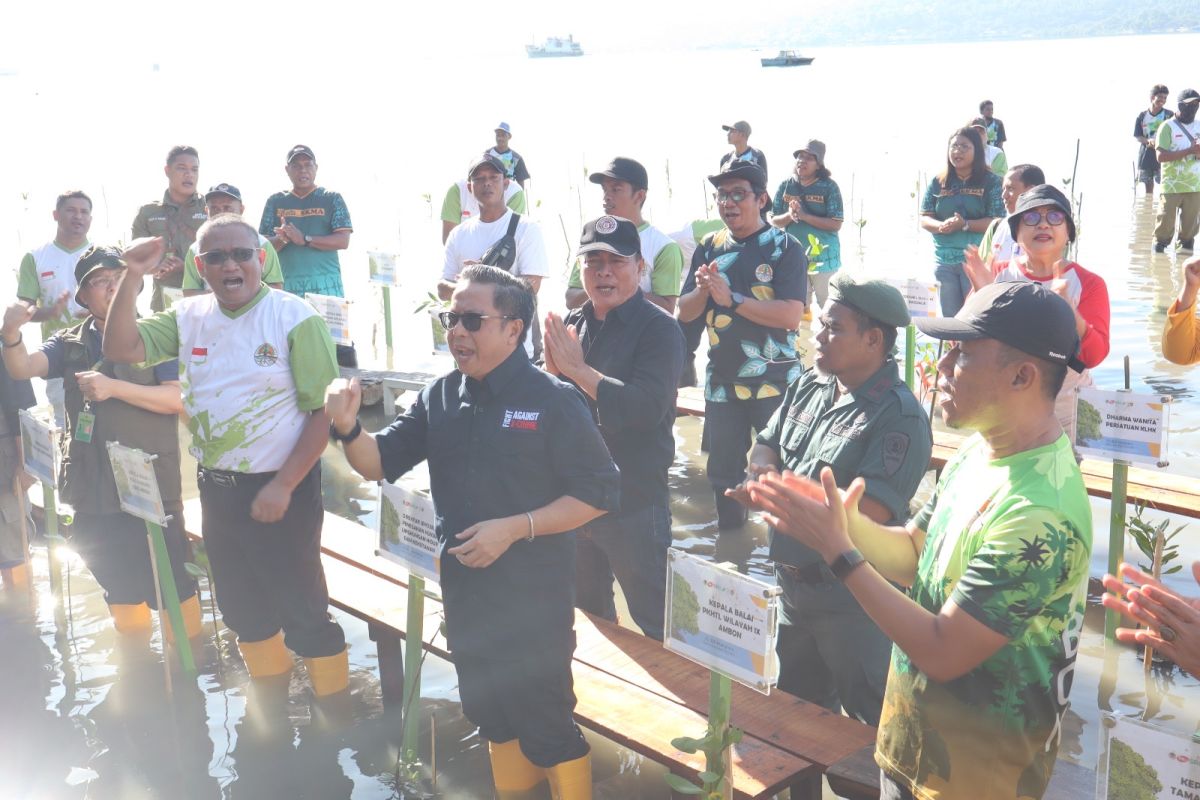 BPDAS tanam 500 bibit mangrove komitmen penghijauan