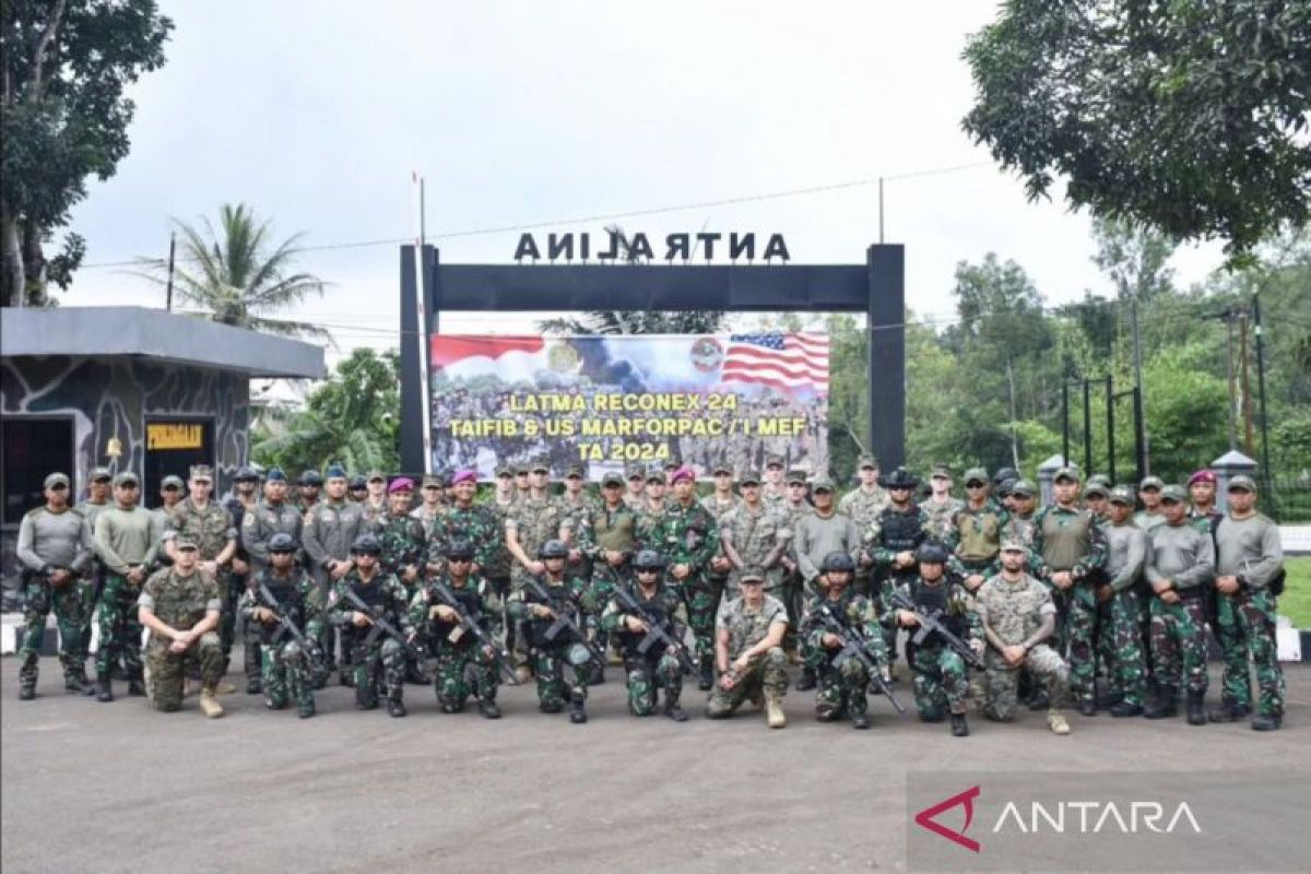 TNI AL dan Marinir AS latihan bersama Reconex 2024 di Sukabumi