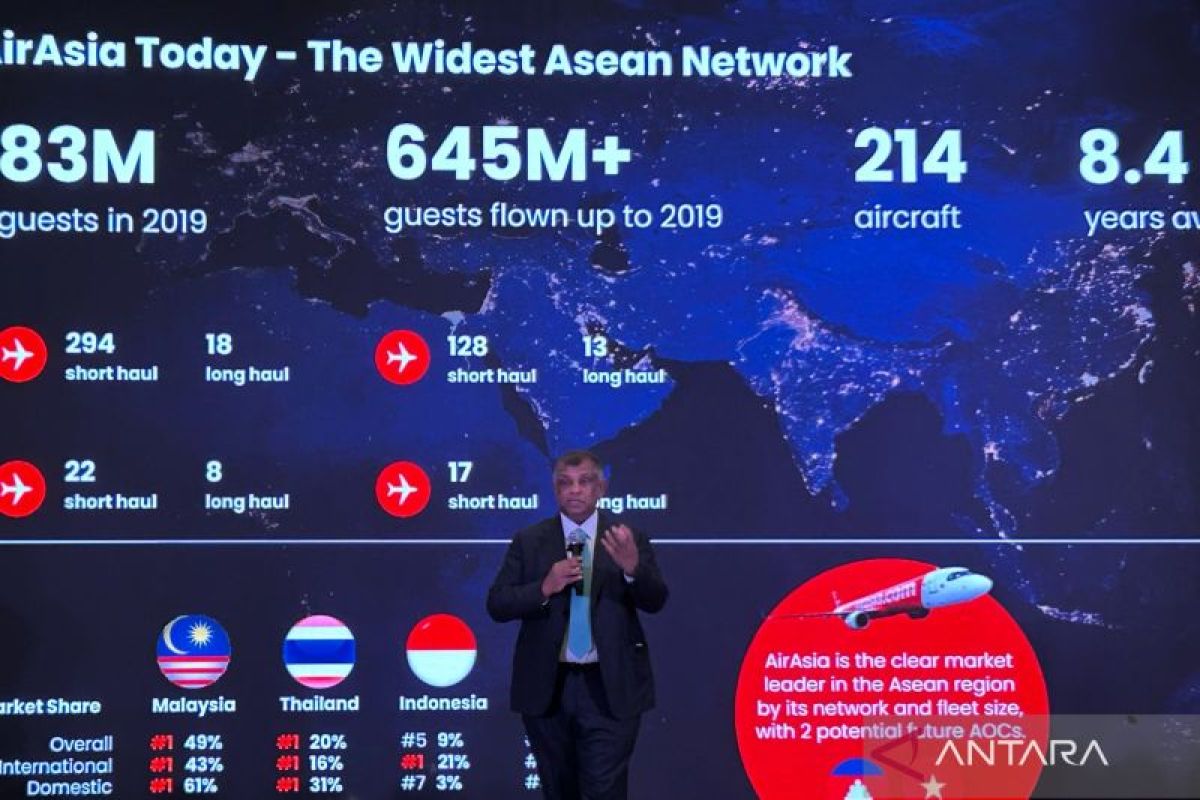 AirAsia cari produsen pesawat baru kejar target 377 armada