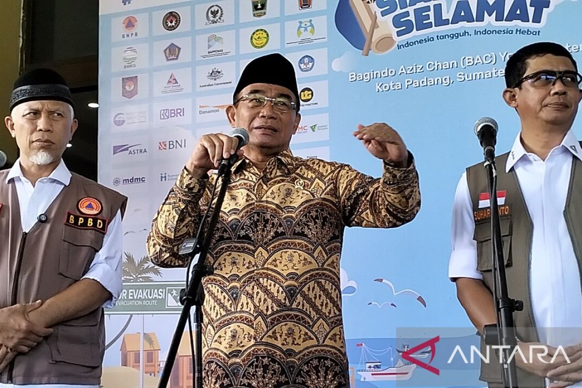 BNPB nilai selter evakuasi tsunami di Sumbar masih kurang, siap bantu