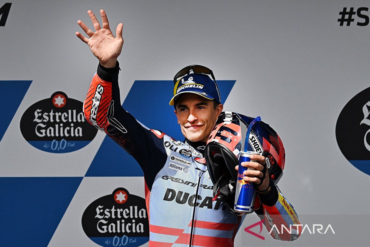 Marc Marquez ingin terus jadi penantang gelar seusai podium di Jerez