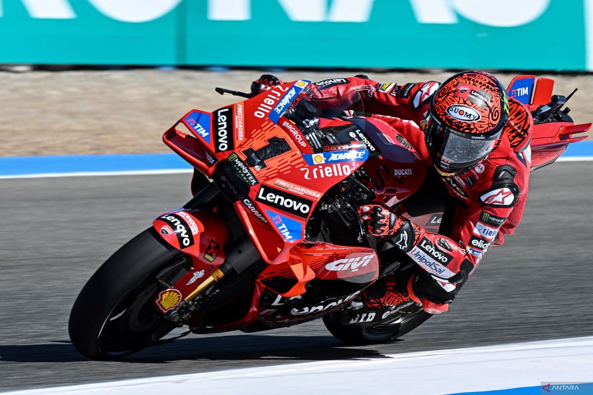 MotoGP: Bagnaia menutup sesi Practice seri Spanyol dengan rekor lap