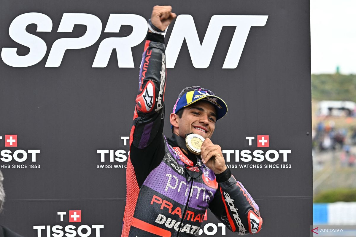 MotoGP: Pembalap Jorge Martin menangi "sprint" di Spanyol