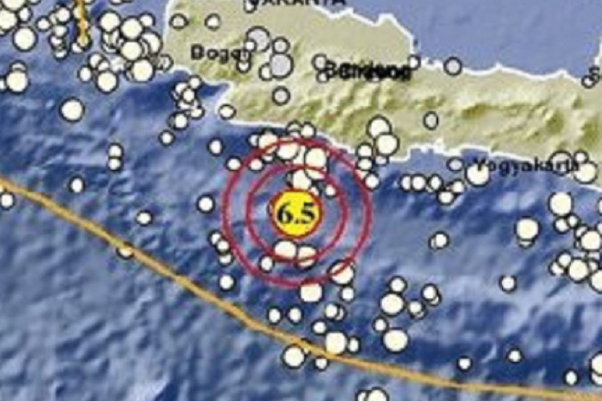 Gempa M6,5 Garut dirasakan hingga Sukabumi