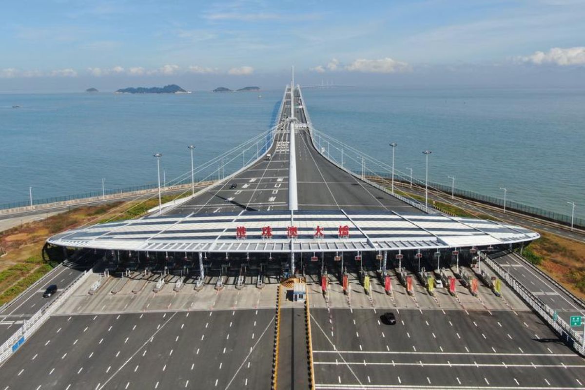Jembatan Hong Kong-Zhuhai-Makau telah dilalui 10 juta kendaraan